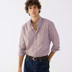 Gingham Maroon Shirt
